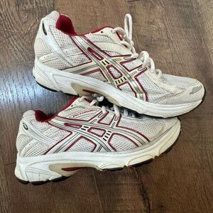ASICS GEL-Kanbarra 4 Style White & Red Running Sneakers